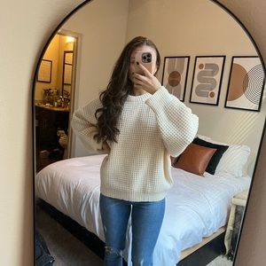 NEVER WORN 12th attune Oversized Cream Sweater